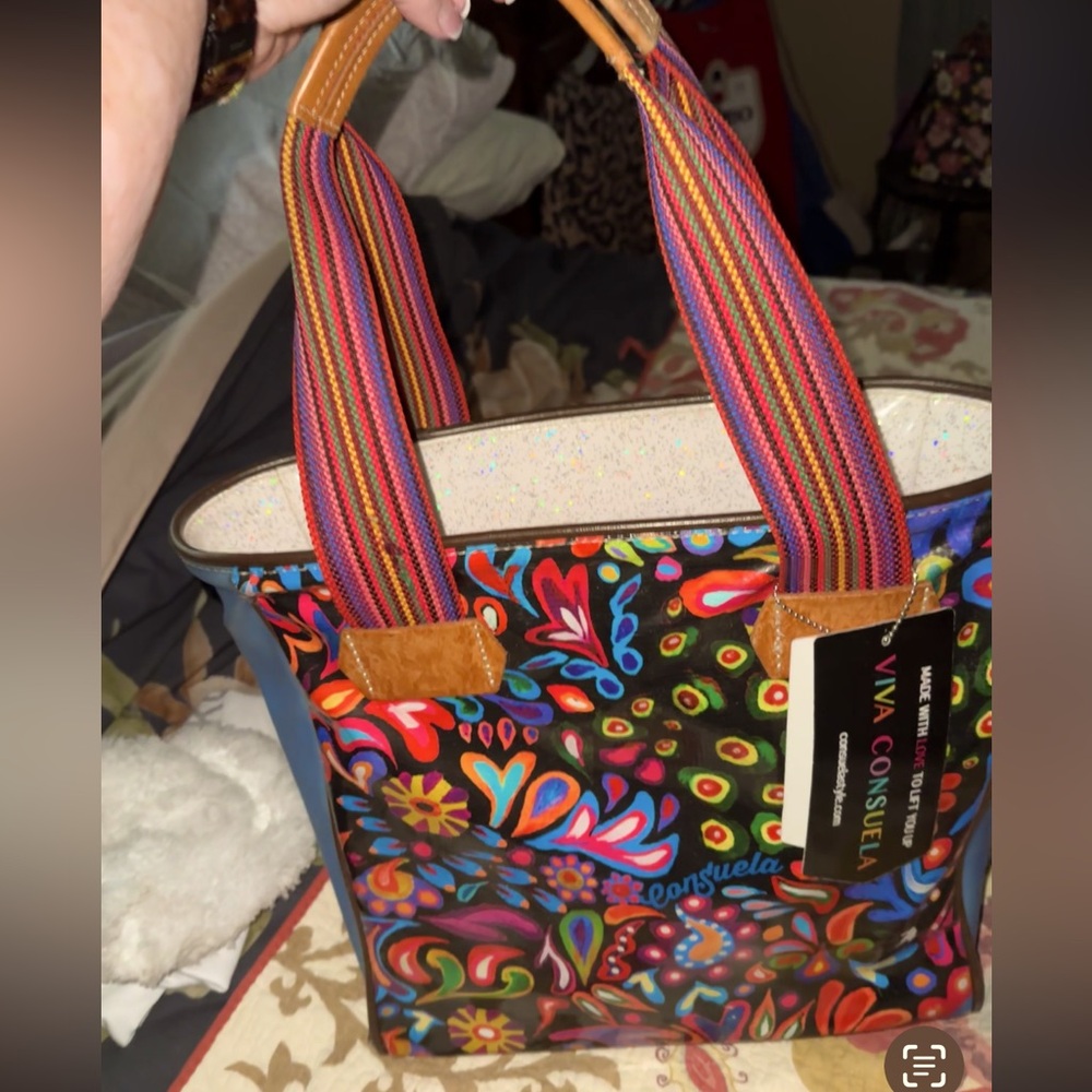 Consuela Sophie Multi Print Tote Bag purse
